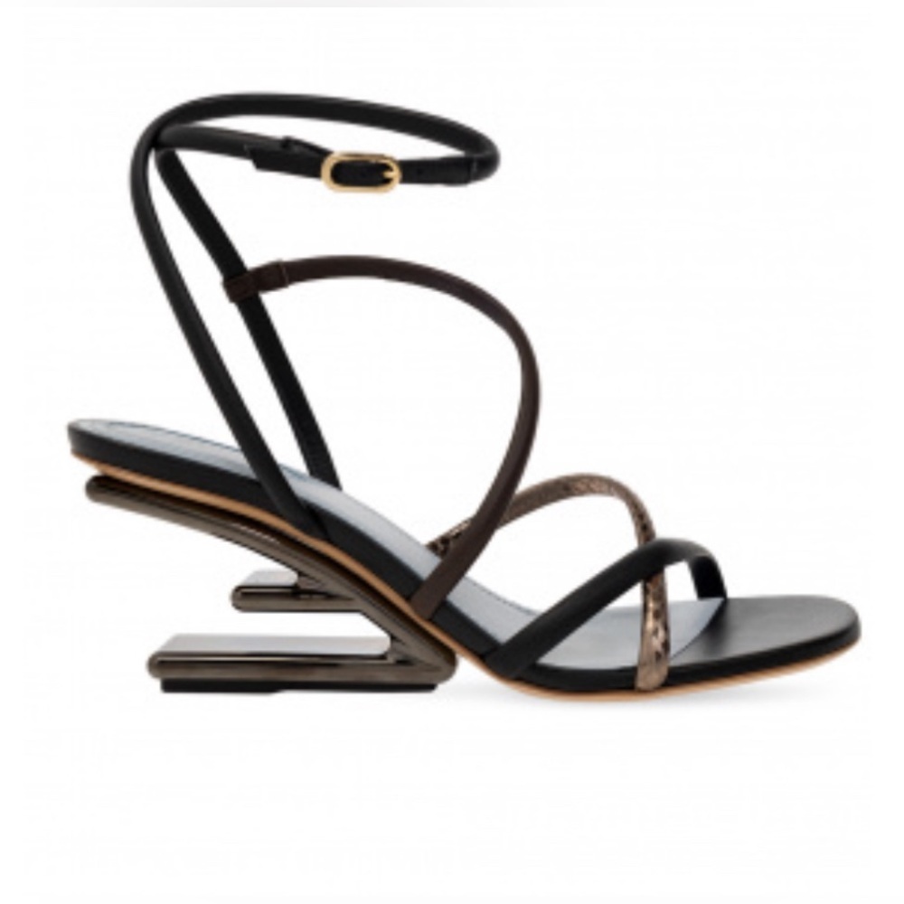 Fendi Leather Gladiator Sandals